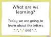 The Letters x, y and z - EYFS Teaching Resources (slide 2/37)
